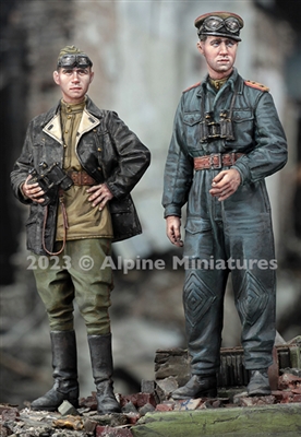 Alpine 35308 - WW2 Soviet Tank Officer Set (2 figures)